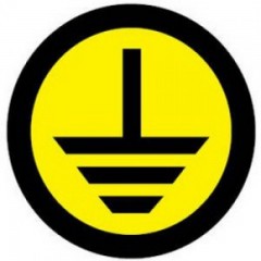 Наклейка Земля (d20мм.) EKF PROxima an-1-04