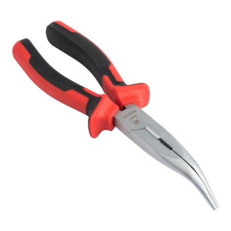 Длинногубцы изогнутые Master 200 мм EKF Basic dgi-200-mas