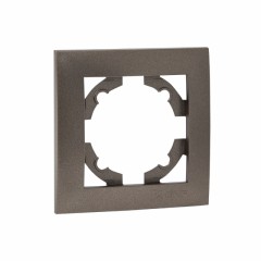 Валенсия Рамка 1-местная графит EKF EWM-G-301-60