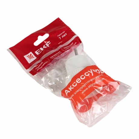 Адаптер-переходник б/з бел. 6А 250В EKF PROxima AAP6-1