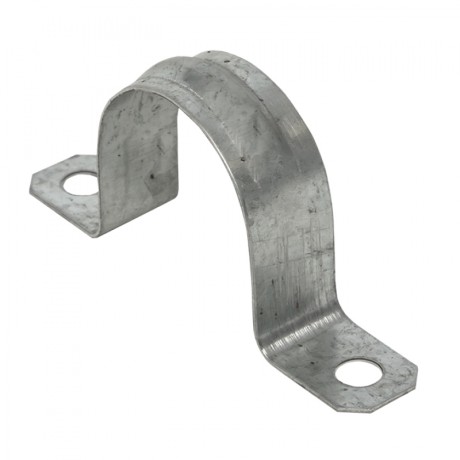 Скоба металлическая двухлапковая d31-32 мм (10 шт) EKF PROxima sm-2-31-32-r