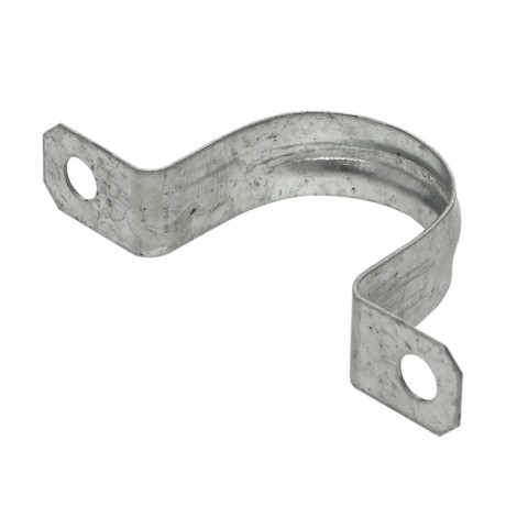 Скоба металлическая двухлапковая d31-32 мм (10 шт) EKF PROxima sm-2-31-32-r