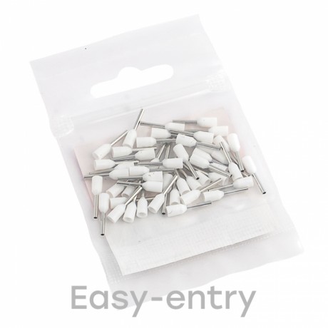 Наконечник штыревой втулочный изолированный НШвИ 0,5-8 (50шт.) EKF PROxima nhvi-0.5-8