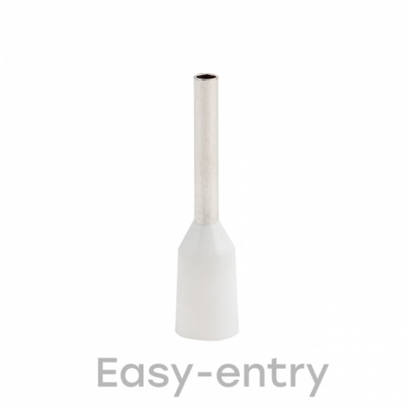 Наконечник штыревой втулочный изолированный НШвИ 0,5-8 (50шт.) EKF PROxima nhvi-0.5-8