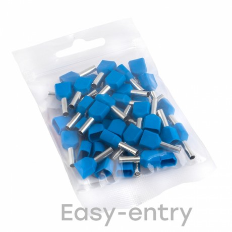 Наконечник штыревой втулочный изолированный НШвИ(2) 2,5-10 (50шт.) EKF PROxima nhvi2-2.5-10