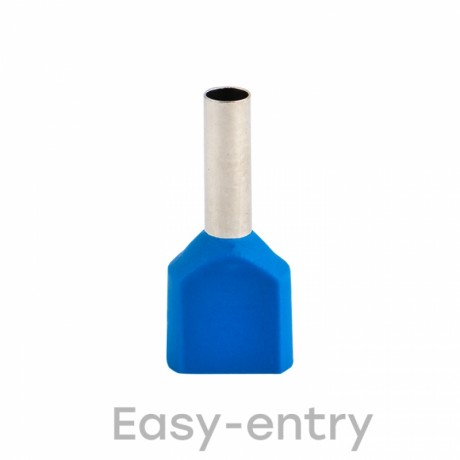 Наконечник штыревой втулочный изолированный НШвИ(2) 2,5-10 (50шт.) EKF PROxima nhvi2-2.5-10