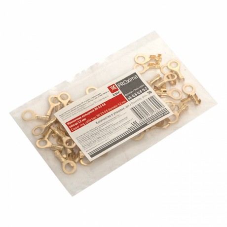 Наконечник кольцевой НК 0.5-0.8 кольцо 5.2 мм (уп 50шт) EKF PROxima nk-0.5-0.8-5.2