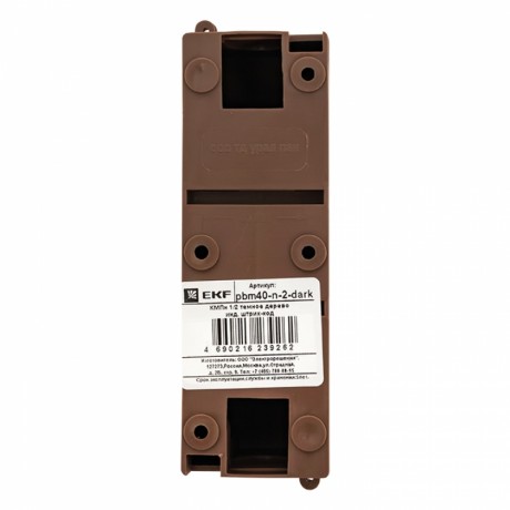 Бокс КМПН 1/2 темное дерево инд. штрих-код EKF PROxima pbm40-n-2-dark