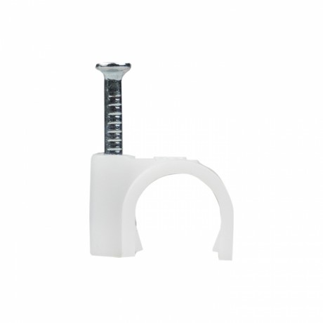 Скоба крепежная круглая (8мм.) (50шт.) EKF PROxima plcn-sr-8