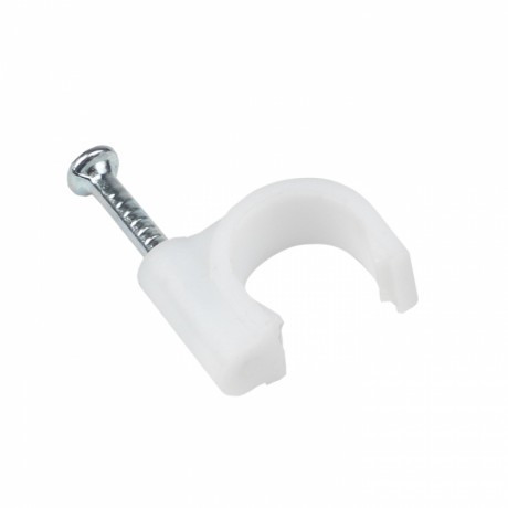 Скоба крепежная круглая (8мм.) (50шт.) EKF PROxima plcn-sr-8