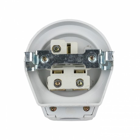 Разъем РШ-ВШ 32А 250В 2P+PE (СУ) пластиковый бел. EKF PROxima AS-250-H-02