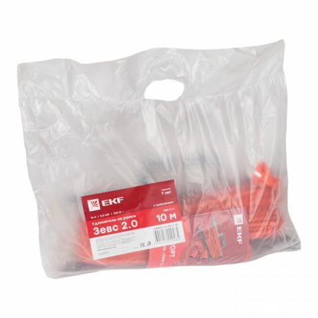 Удлинитель на рамке Зевс 2.0 10м с заземлением ПВС 3*1,0 16А/3,5кВт PROxima EKF USRB02-16-310-1-10