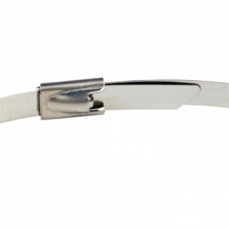 Хомут AISI 304 из нержавеющей стали, 4.6x260 (100 шт.) FlexLock PROxima plc-fl-tss-304-4.6x260