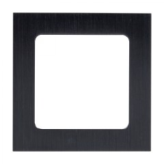 Стокгольм Рамка 1-местная металлическая черная EKF PROxima EZM-G-302-10