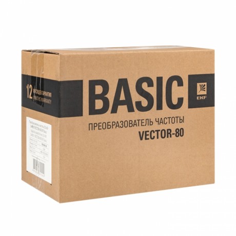 Преобразователь частоты 5,5 кВт 3х400В VECTOR-80 EKF Basic VT80-5R5-3B