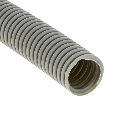 Труба гофр. ПВХ с протяжкой d50 мм (20 м) серая EKF-Plast tg-z-50
