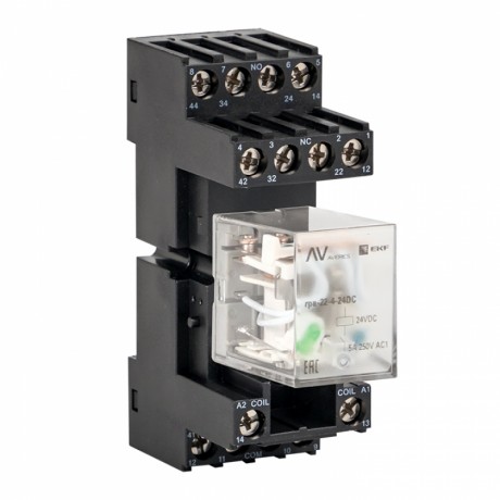Разъем для реле РM4 22/4 EKF AVERES rm4-22-4