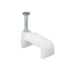 Скоба крепежная квадратная (плоская) (14мм.) (50шт.) EKF PROxima plcn-ss-14