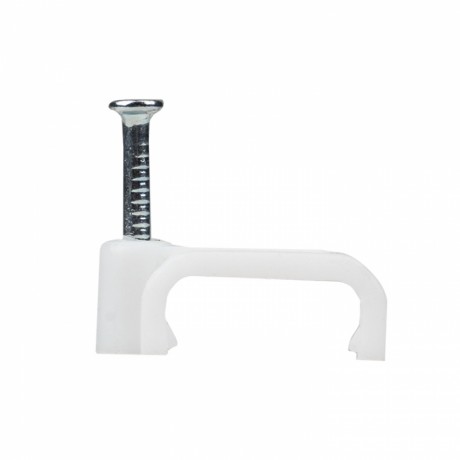 Скоба крепежная квадратная (плоская) (14мм.) (50шт.) EKF PROxima plcn-ss-14