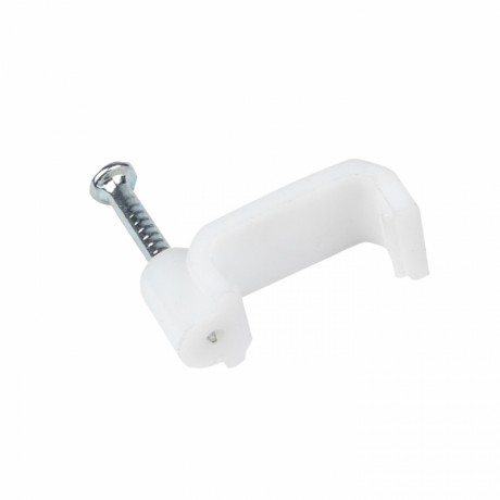 Скоба крепежная квадратная (плоская) (14мм.) (50шт.) EKF PROxima plcn-ss-14