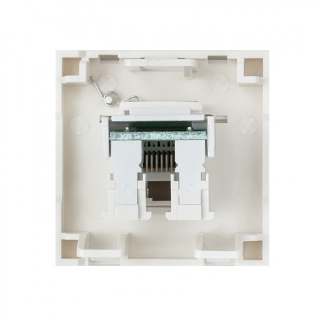 Розетка RJ45 кат. 5e, 2 модуля EKF E2MK015E-135-10