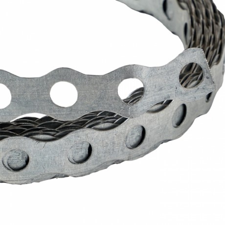 Лента перфорированная монтажная волна 17х0,55 (25 м) EKF lpmv17x0.55-25