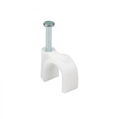 Скоба крепежная круглая (9мм.) (50шт.) EKF PROxima plcn-sr-9