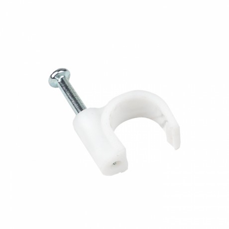 Скоба крепежная круглая (9мм.) (50шт.) EKF PROxima plcn-sr-9