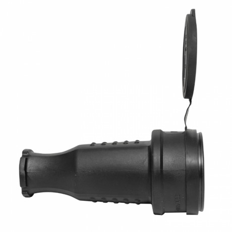 Розетка переносная с защитной крышкой каучуковая 380В 3P+PE 32A IP44 EKF RPS-022-32-380-44