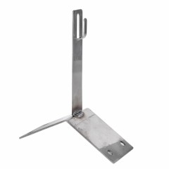 Держатель кровельный на конёк, 100/65мм, NI EKF PROxima lp-d2202-ni