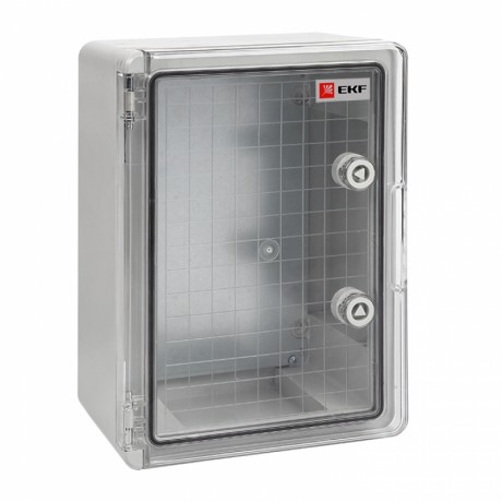 Щит пластиковый с монтажной платой прозр. дверь 350х250х150 мм IP65 EKF PROxima PBT65MP002