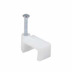 Скоба крепежная квадратная (плоская) (10мм.) (50шт.) EKF PROxima plcn-ss-10