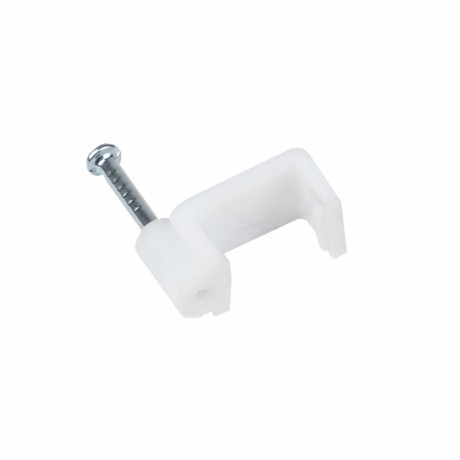 Скоба крепежная квадратная (плоская) (10мм.) (50шт.) EKF PROxima plcn-ss-10