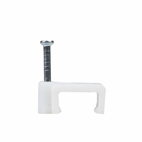 Скоба крепежная квадратная (плоская) (10мм.) (50шт.) EKF PROxima plcn-ss-10