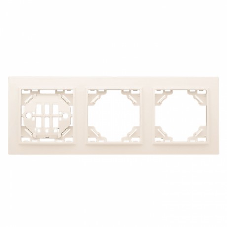 Рамка 3-местная горизонтальная бежевый Минск EKF ERM-G-303-20
