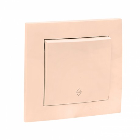 Валенсия выключатель 1-кл. 10А кремовый проходной EKF PROxima EWV10-025-20