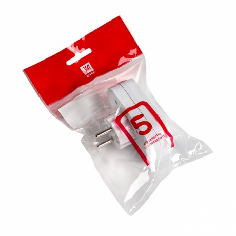 Разветвитель 2 гн. б/з плоский 6А 250B EKF PROxima ARP6-2