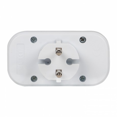 Разветвитель 2 гн. б/з плоский 6А 250B EKF PROxima ARP6-2