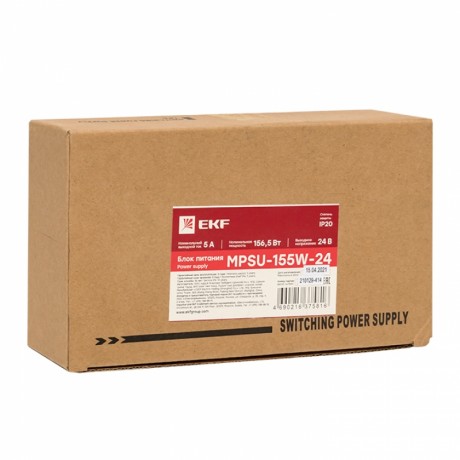 Блок питания 24В с функцией ИБП MPSu-155W-24 EKF PROxima mpsu-155w-24