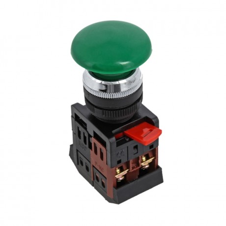 Кнопка AEA-22 зеленая NO+NC Грибок EKF PROxima pbn-aea-g