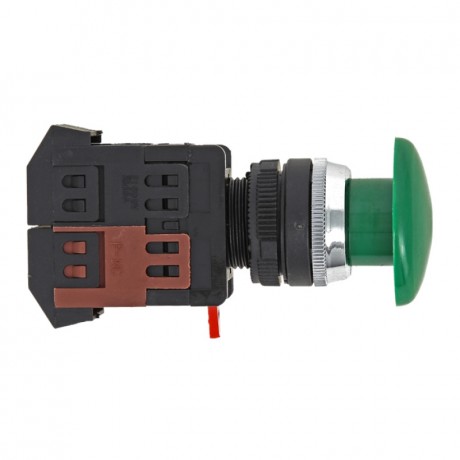 Кнопка AEA-22 зеленая NO+NC Грибок EKF PROxima pbn-aea-g