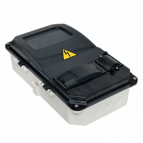 Щит учетно-распред. навесной пластик ЩУРн-П 3/8 (379х216х113) IP55 EKF PROxima pb-3/8-55