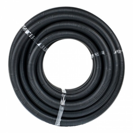 Труба гофр. негорючая безгалогеновая FRHF с протяжкой d50 мм (20 м) черная EKF-Plast FRHF-50