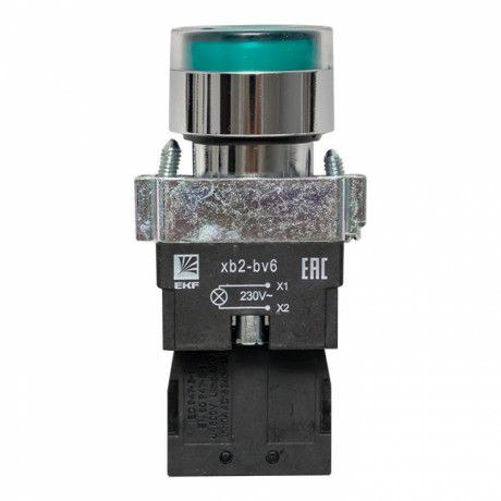 Кнопка BA31 с подстветкой 230В зеленая NO EKF PROxima xb2-bw31-230