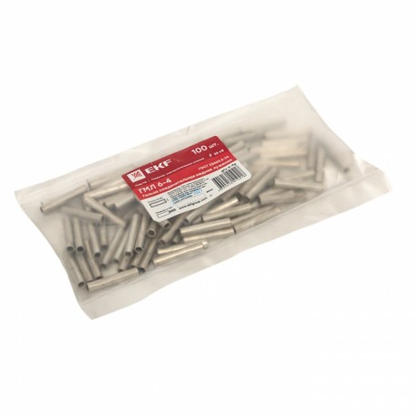 Гильза соединительная медная луженая ГМЛ 6-4 ГОСТ EKF PROxima gty-6-4g