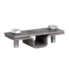 Держатель для полосы с нерж. болтами 1 пластина HZ EKF PROxima lp-31540-1