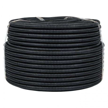 Труба гофр. ПНД с протяжкой d16 мм (100 м) черная EKF-Plast tpnd-16