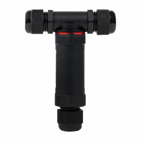 Кабельный коннектор Т-образный (клеммник 5PIN) IP68 FreeTools plc-uac-cb5T