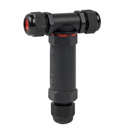 Кабельный коннектор Т-образный (клеммник 5PIN) IP68 FreeTools plc-uac-cb5T