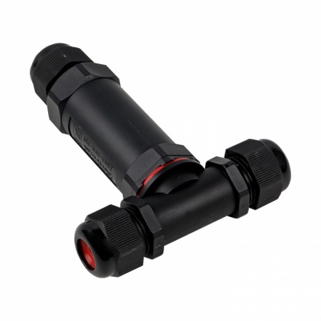 Кабельный коннектор Т-образный (клеммник 5PIN) IP68 FreeTools plc-uac-cb5T